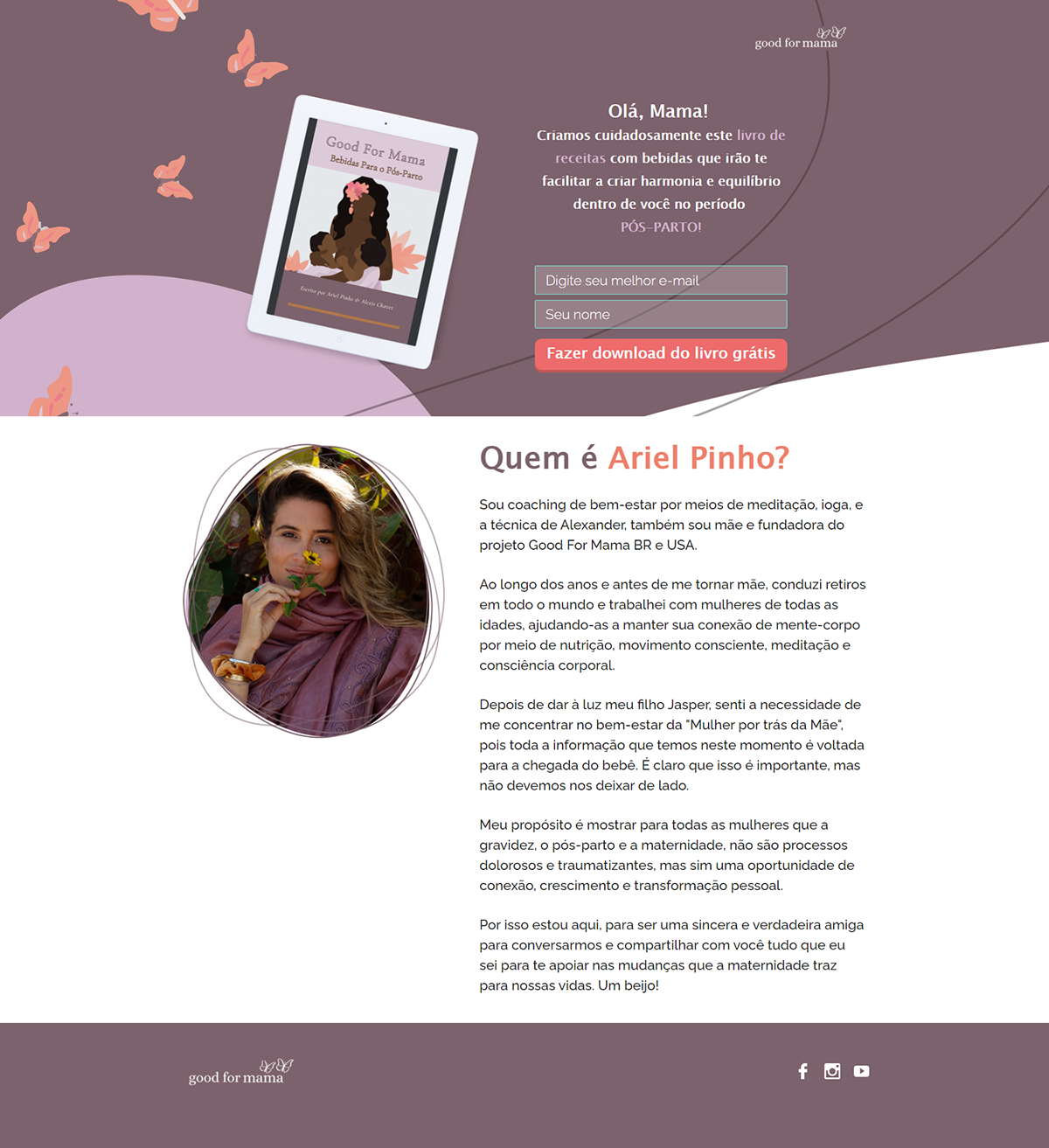 Ariel — página de especialista